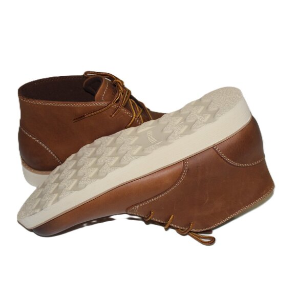 EASTLAND JACK PEANUT CHUKKA LEATHER BOOTS - Picture 4 of 5